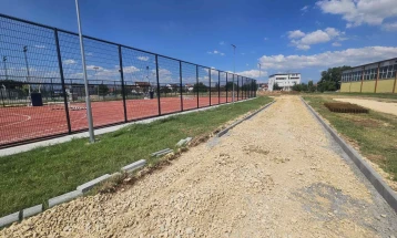 Изградба на атлетска патека во Општина Илинден