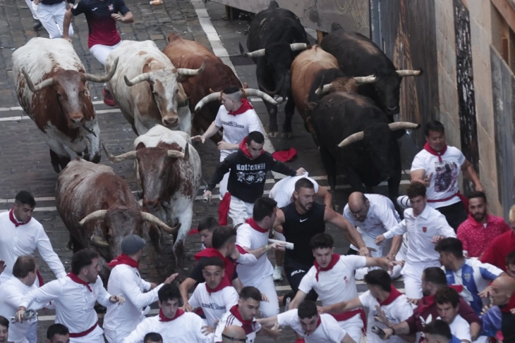 Six injured in first Pamplona bull run of the year