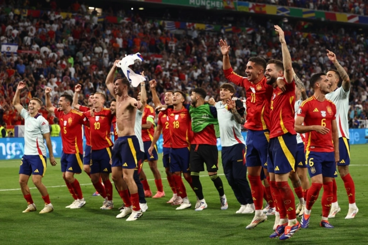 Шпанија прв финалист на Евро 2024
