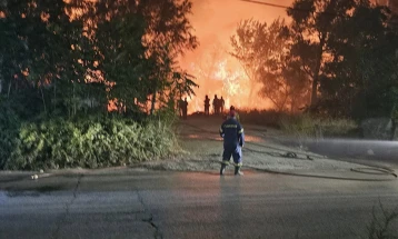 Пожар во северозападниот дел на Атина зафати две фабрики 