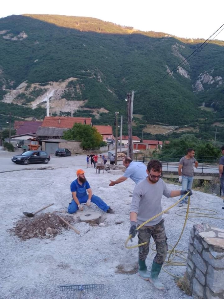 „Да му дадеме нов лик на центарот на селото“ проект во дебарско Долно Косоврасти 