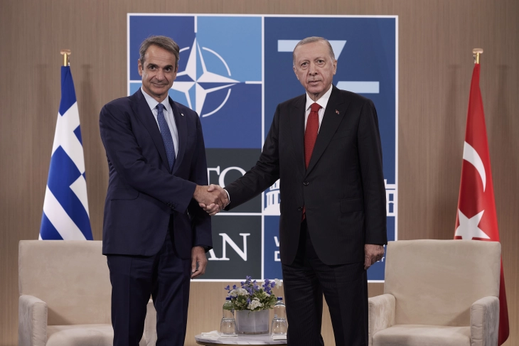 Мицотакис и Ердоган се согласиле дека е во корист на двете земји да се задржи мирната клима во билатералните односи