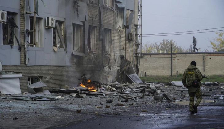 Украина нападната со балистички ракети и дронови, повеќето соборени