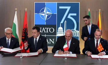 Italy, Albania, North Macedonia, Bulgaria Defence Ministers ink LoI to create harmonised military mobility corridor for NATO needs