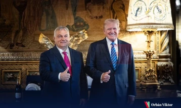 Орбан се сретна со Трамп во рамки на самопрогласената „мировна мисија“