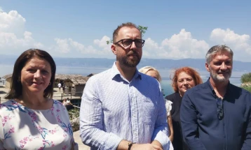 Minister Ljutkov announces reconstruction of Ohrid's Bay of Bones