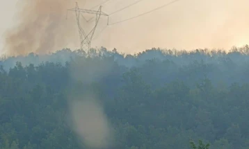 Two transmission lines in Negotino region disconnected as firefighting efforts continue, no interruptions in electricity supply