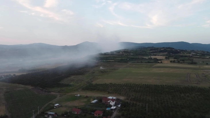 Изгаснат огнот на депонијата Пстрец во Делчево