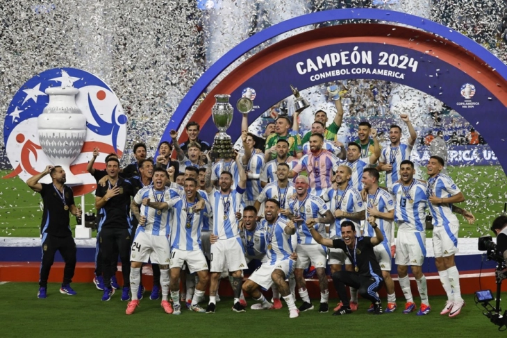 Argjentina e mposhti Kolumbinë dhe e fitoi Kupën e Amerikës