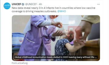 OBSH: Shkalla e vaksinimit të fëmijëve është nën nivelin para pandemisë