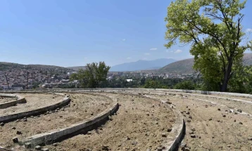 Започнаа градежните активности околу Спомен костурницата од НОВ во Велес