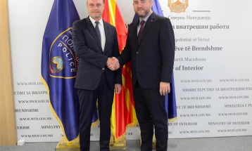 Interior Minister Toshkovski meets French Ambassador Baumgartner