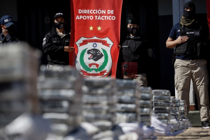 Во Парагвај запленети рекордни четири тони кокаин наменет за Европа
