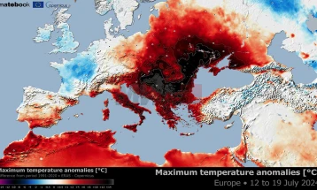 Екстремен топлотен бран на Балканот
