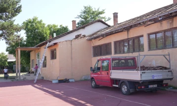 Почна реконструкција на подрачното основно училиште во кумановско Агино село