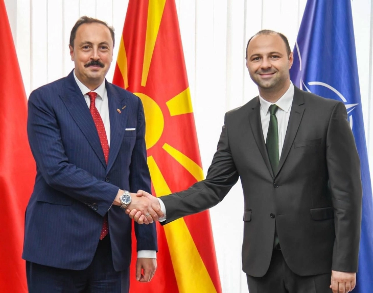 Средба на министерот Мисајловски со амбасадорот на Турција, Фатих Улусој