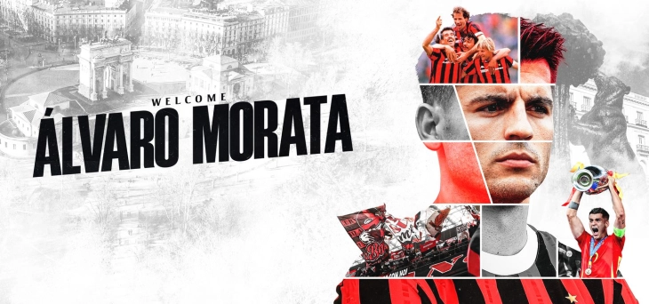 Alvaro Morata është lojtar i ri i Milanit