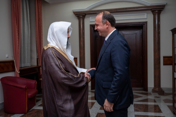 Претседателот на Собранието Гаши се сретна со заменик-министерот за исламски прашања на Саудиска Арабија