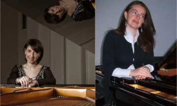 Музичка вечер на „Охридско лето“ со нашите пијанистки Ѓошевска и Мицовска