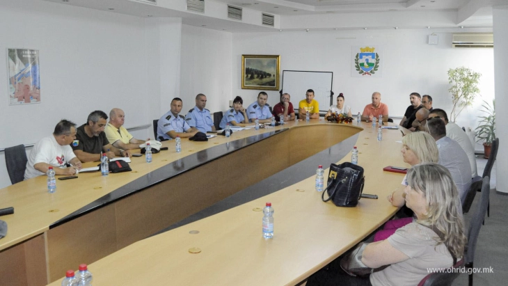 Состанок на Локалниот совет за превенција од Охрид посветен на ризиците од пожари