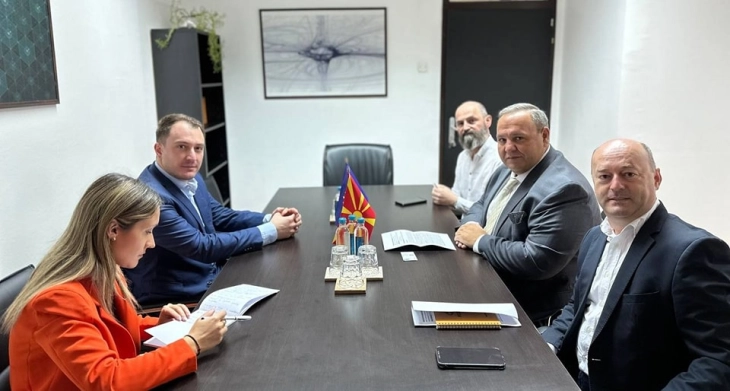 Министерот Андоновски на средба со Армен Григоријан, постојаниот претставник на УНДП во земјава 