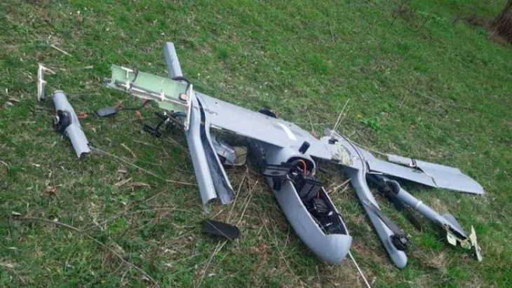 Mbetje nga dronë rus nga Ukraina në Rumani