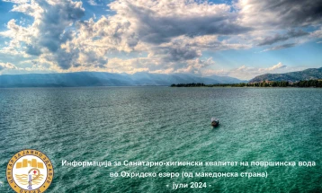 Водата во Охридското Езеро е чиста и исправна за капење, спорт и рекреација