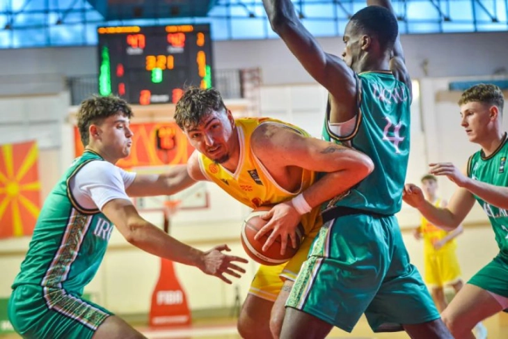 Македонските јуниори подобри од Ирска на кошаркарското ЕП во „Б“ дивизија