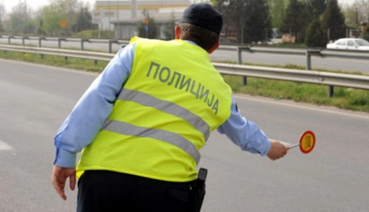 Полицијата казни 123 возачи во Скопје, од нив 37 за брзо возење