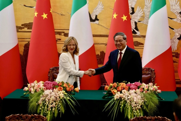 Italy's Meloni signs economic pact in China, seeks new relationship