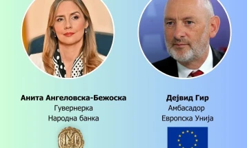 Средба Ангеловска-Бежоска – Гир: Членството во СЕПА еден од приоритетите на ЕУ за побрза интеграција на Западен Балкан