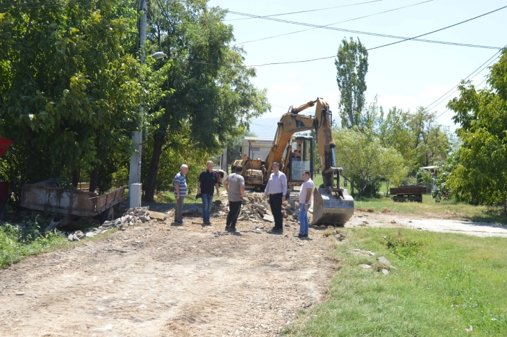 Продолжува градежната експанзија за подобрување на патната инфраструктура во Општина Илинден