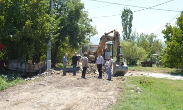 Продолжува градежната експанзија за подобрување на патната инфраструктура во Општина Илинден