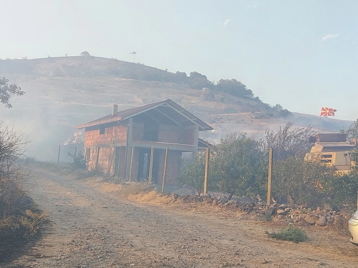 Во светиниколско од пожарите зафатени три села