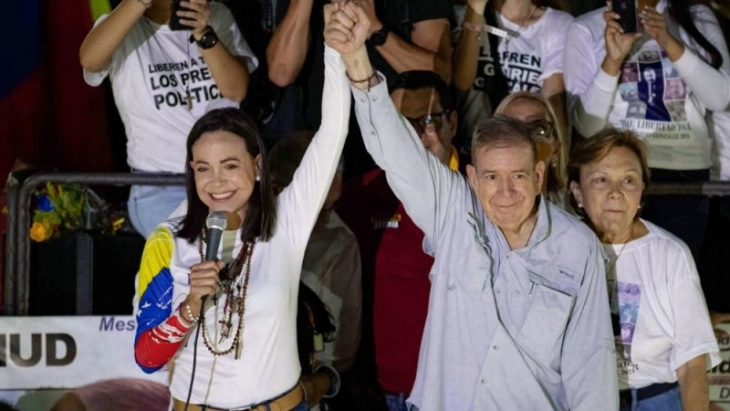 Корина Мачадо: Според резултатите од гласањето на околу 73,2 отсто од избирачките места, опозицијата на Венецуела има победа