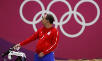 Serbia fight back to win Olympic air pistol mixed event gold