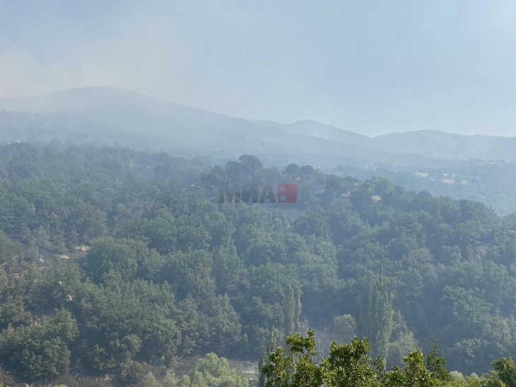 Во Старо Нагоричане активен пожарот во Малотино и Жегљане, во Куманово во атарот на Кокошиње, Кшање и Мургаш