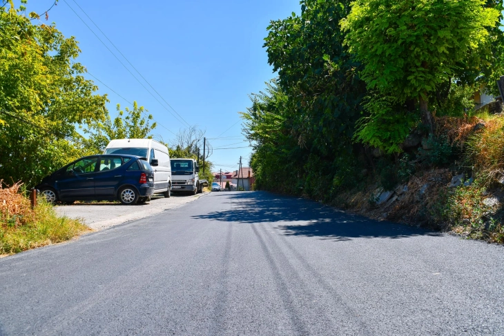 Реконструирани повеќе улици во Припор, Црниче и Пржино