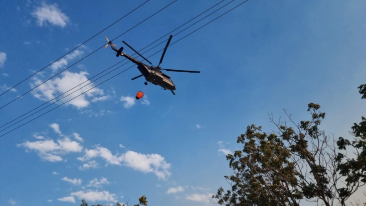 Седум лица евакуирани од опожареното Светиниколско село Строиманци