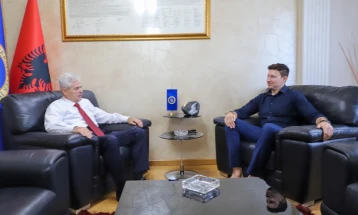Средба Ахмети со албанскиот амбасадор: Албанците се потценуваат, потребна е платформа за легитимитет 