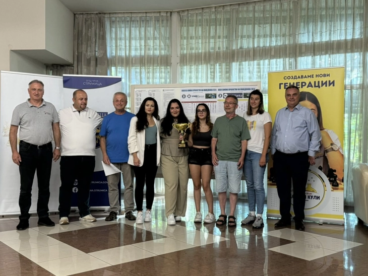 Скопски МШК Центар нов македонски шаховски првак во женска конкуренција