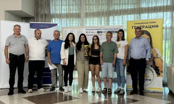 Скопски МШК Центар нов македонски шаховски првак во женска конкуренција