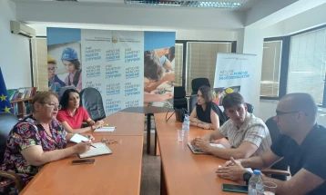 Средба на министерката Јаневска со претседателот на УСС на УКИМ, Николовски