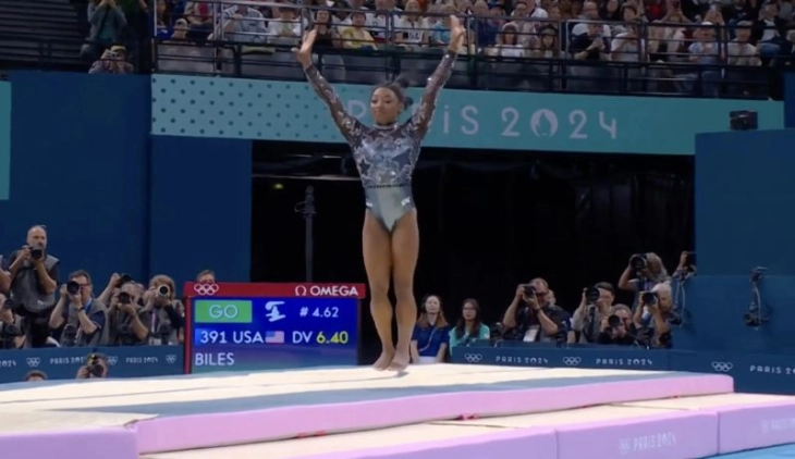 Biles fights back to win all-around title and sixth Olympic gold