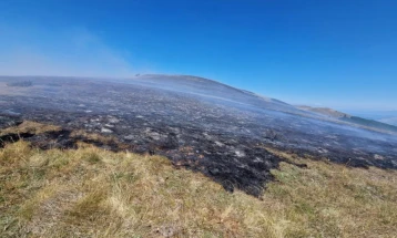 Helicopters continue firefighting efforts in Ohrid area, Pecakov hopes Kosel village blaze to be put out today