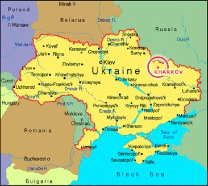 Киев: Руски ракетен напад врз украинскиот град Харков оштети медицинска установа
