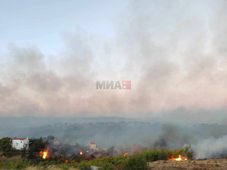 Вон контрола големиот пожар во источниот дел на областа Атика, поширокиот регион на Атина