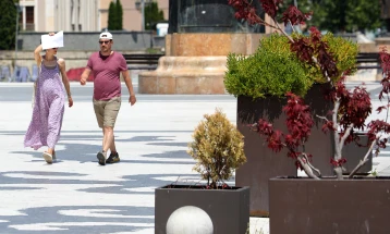 Moti me diell dhe shumë i nxehtë, temperatura deri 41 gradë