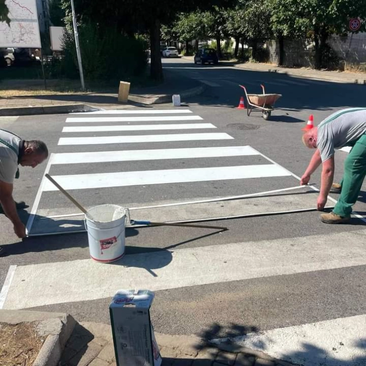 Во Македонска Каменица во тек се активности за подобрување на безбедноста во сообраќајот