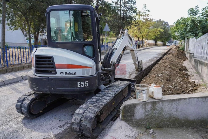 Реконструкција на старата водоводна линија на велешката улица „Љубљанска“